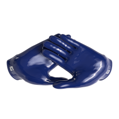 Phenom Elite Quantum Fierce navy blue padded football gloves Vapor-Stick palms