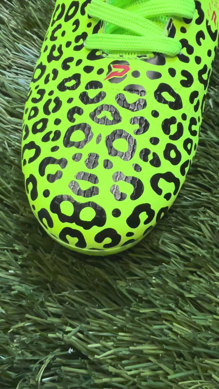 Phenom Elite Quantum Carbon Football Cleats – Slime Leopard