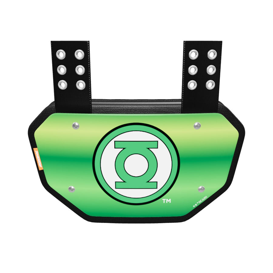 Phenom Elite Football Back Plate - Green Lantern