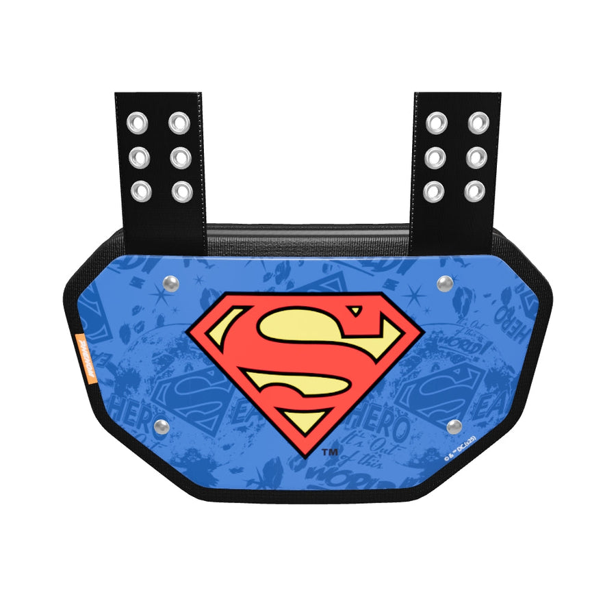 Phenom Elite Football Back Plate - Superman