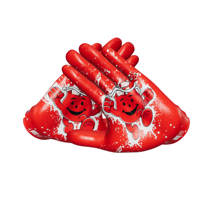 Phenom Elite x Kool-Aid™ “Cherry” Football Gloves | Vapor-Stick Phenom Elite x Kool-Aid™ “Cherry” Football Gloves | Vapor-Stick