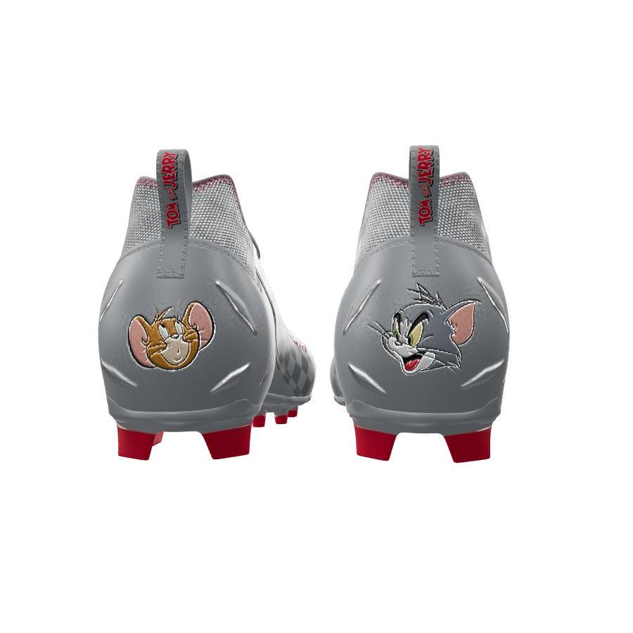 Tom and Jerry "Cheddar Chase" Football Cleats - Quantum Speed by Phenom Elite