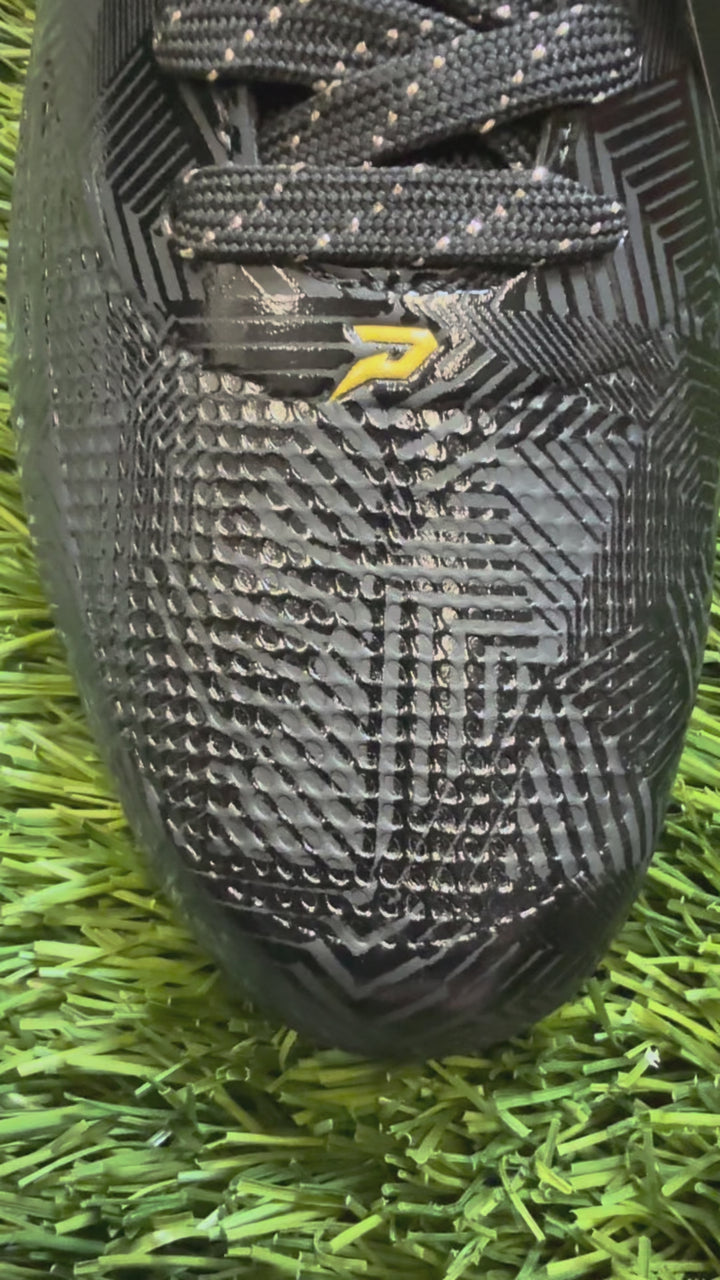 Phenom Elite Quantum Carbon Football Cleats – Gold Rush (Black & Gold)