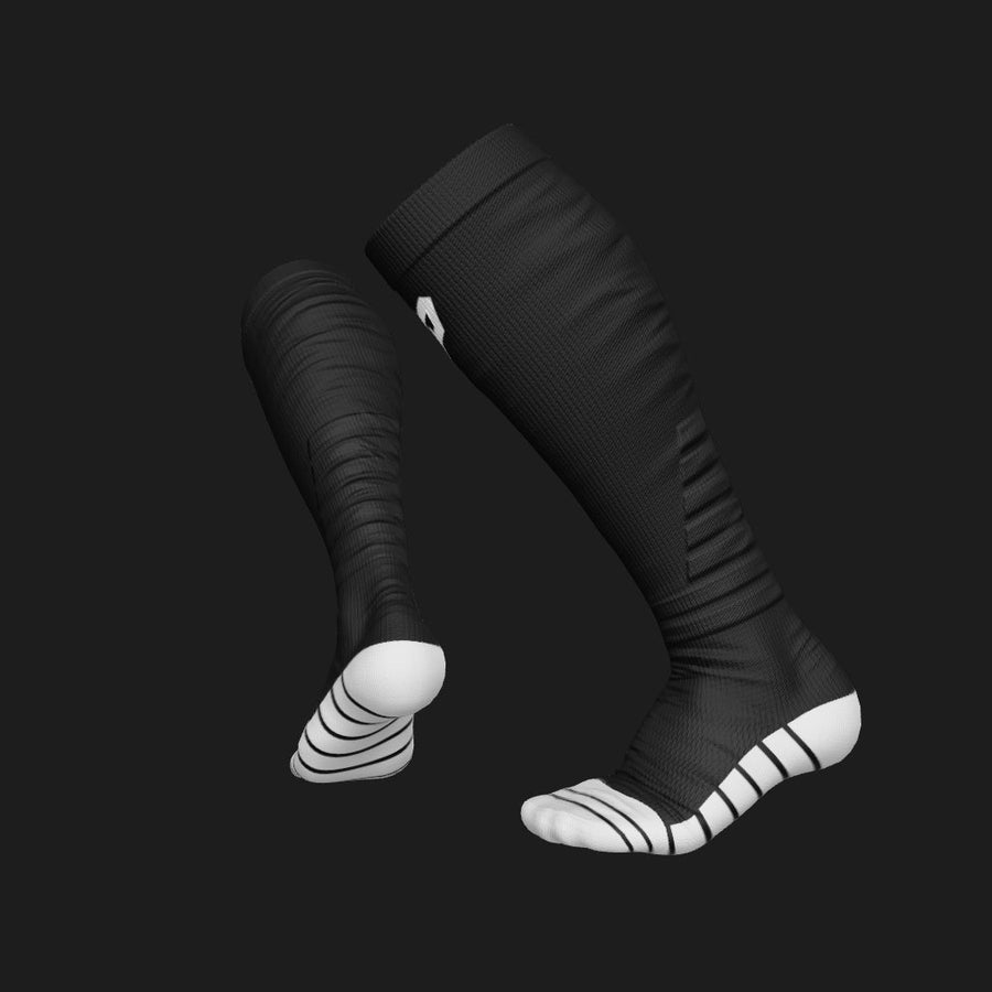 Phenom Elite 'Quantum Knit' Extra Long Padded Scrunch Socks - Team Colors