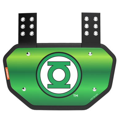 Phenom Elite Football Back Plate - Green Lantern