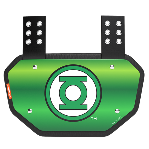 Phenom Elite Football Back Plate - Green Lantern