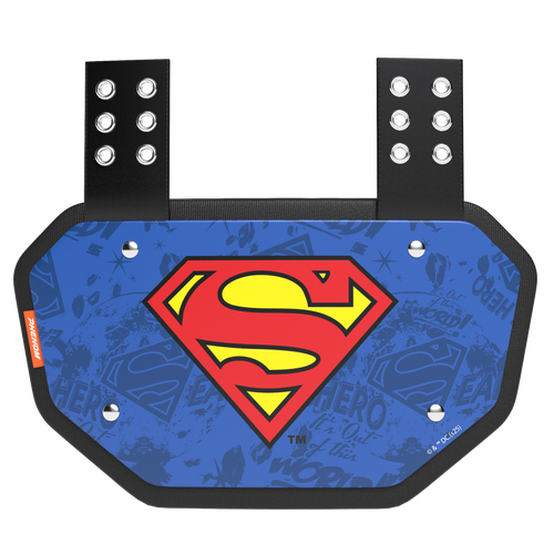 Phenom Elite Football Back Plate - Superman