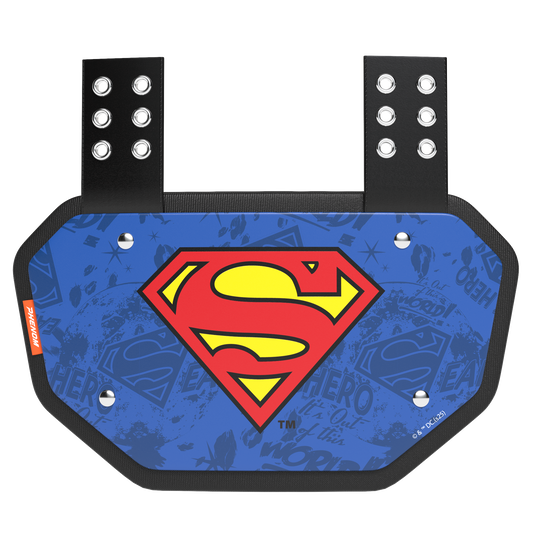 Phenom Elite Football Back Plate - Superman