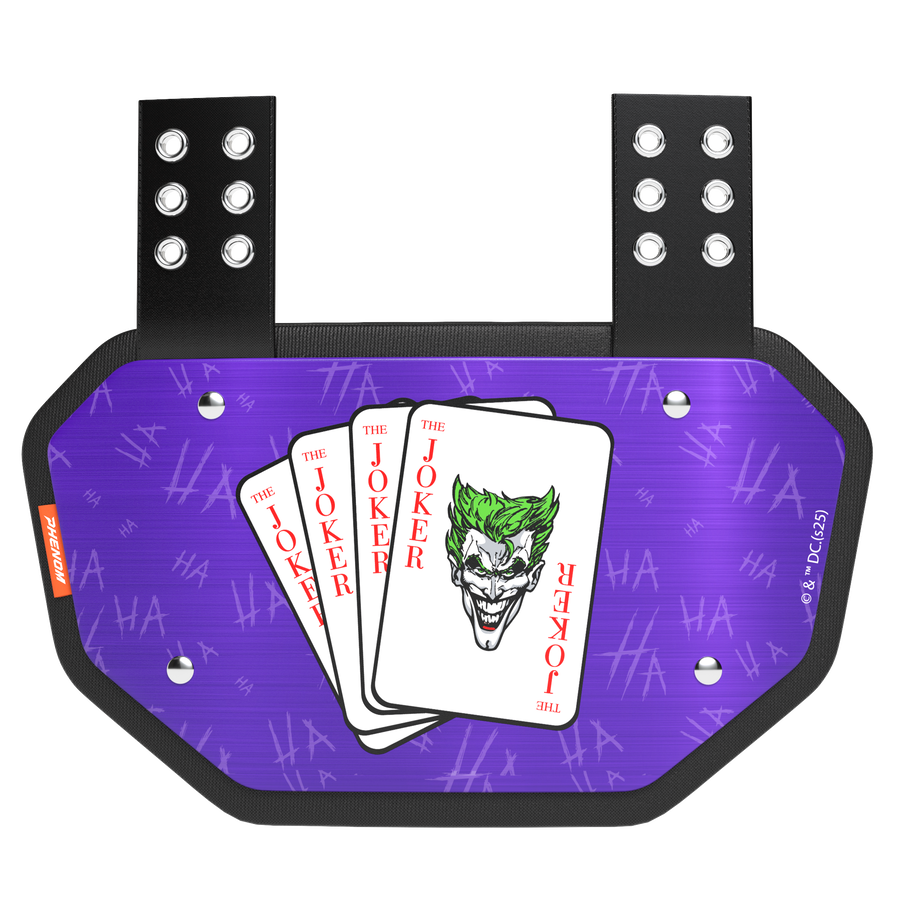 Phenom Elite Football Back Plate - Classic 'The Joker'