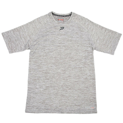 Quantum Lite Raglan Performance Tee - Heather Grey