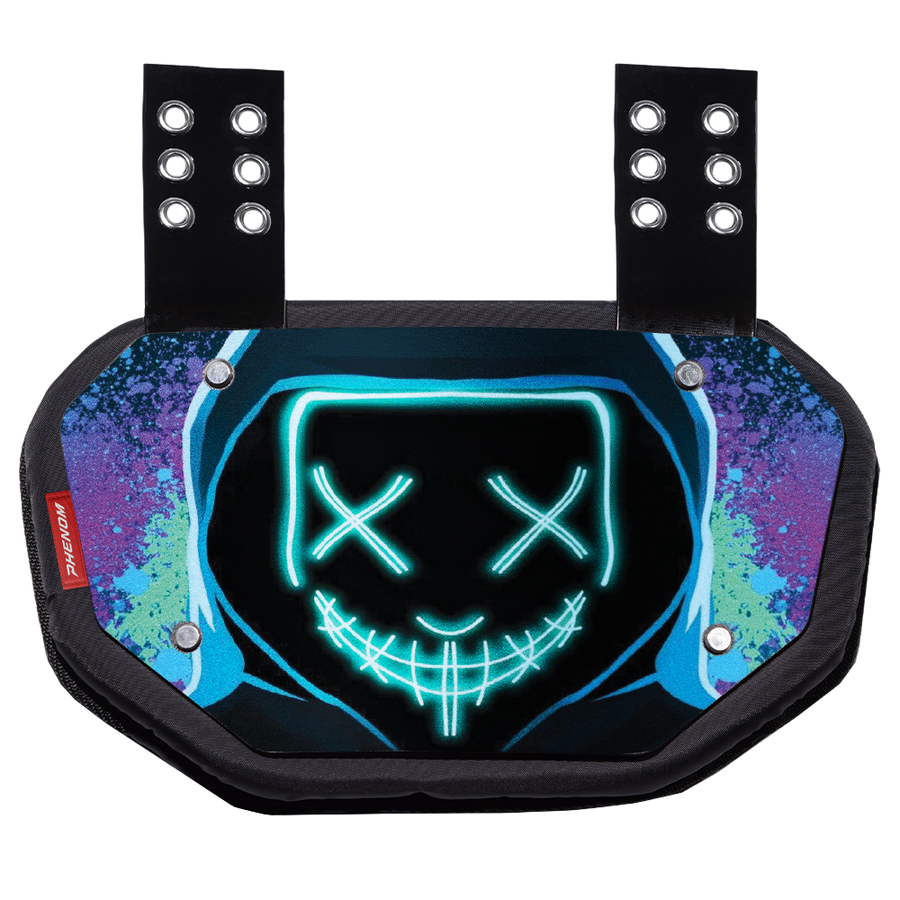Phenom Elite Football Back Plate - AfterDark