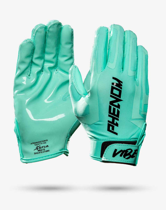Phenom Elite Aqua Football Gloves - VPS1