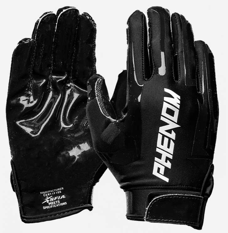 Phenom Elite Black Football Gloves - VPS1 S