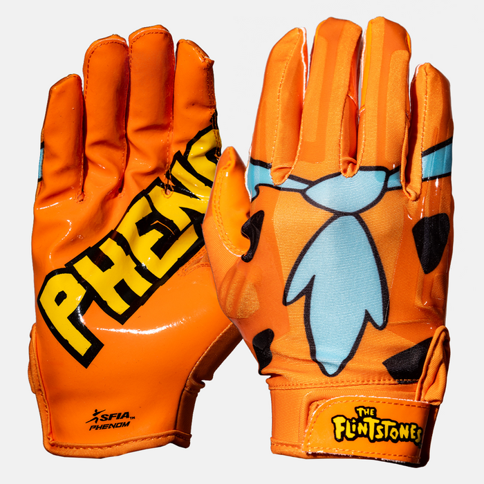 The Flintstones Football Gloves - VPS1 by Phenom Elite