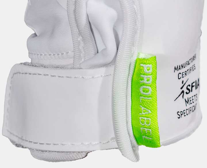 Phenom Elite Ghost White Football Gloves - VPS1 - Pro Label Edition