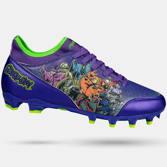 Scooby-Doo 'Unmasked' Purple Youth Football Cleats - Velocity 3.0 by P —  Phenom Elite Brand