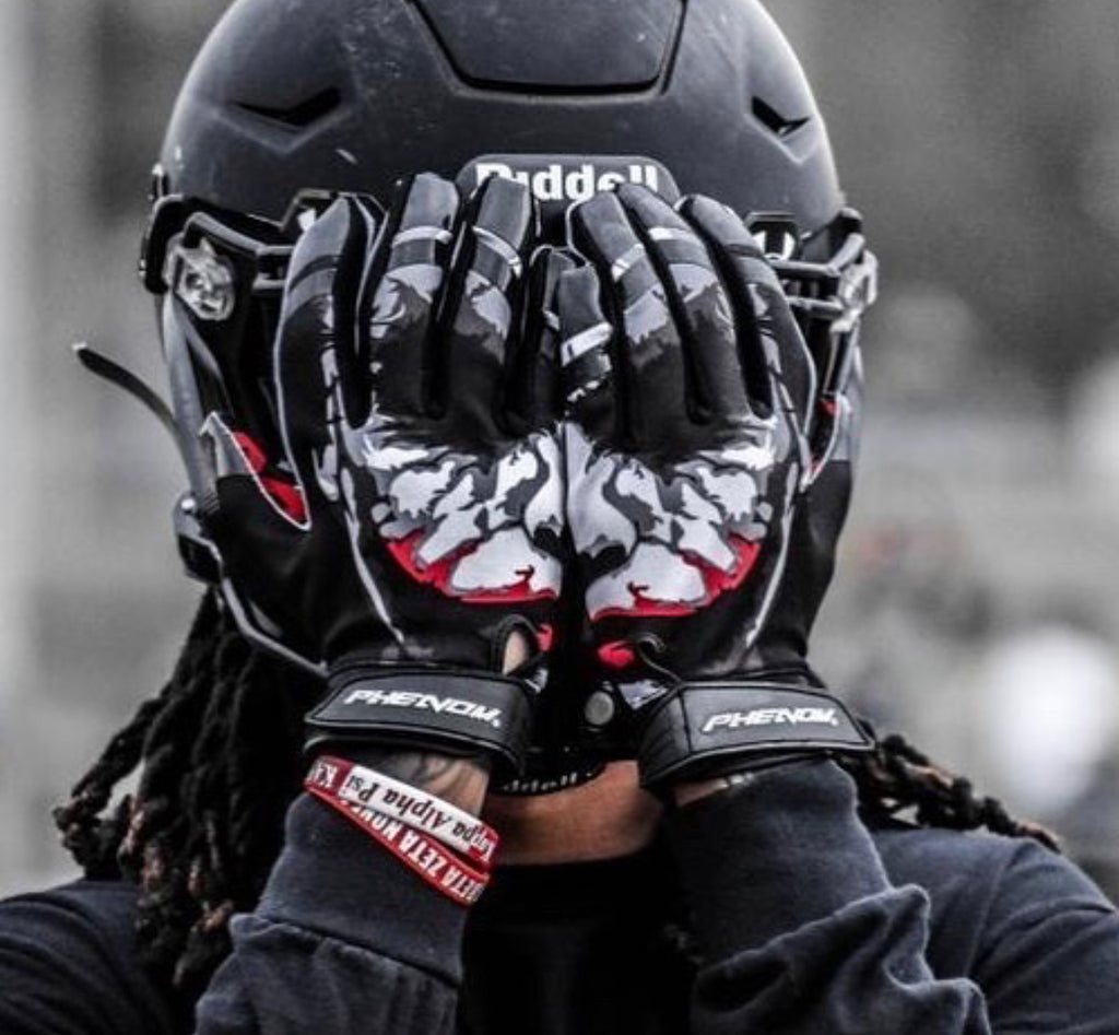 Clown Football Gloves Vps3 By Phenom Elite Men Jester Football