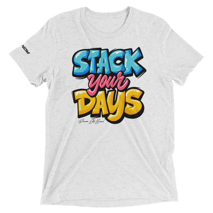 Stack Your Days Graffiti Graphic Tee